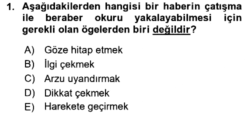 İletişim Ortamları Tasarımı 2015-2016 Tek Ders Sınavı - 1. soru