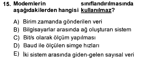 İnternet Yayıncılığı 2013-2014 Ara Sınav - 15. soru