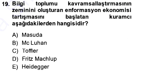 İnternet Yayıncılığı 2014-2015 Ara Sınav - 19. soru