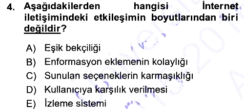 İnternet Yayıncılığı 2015-2016 Ara Sınav - 4. soru