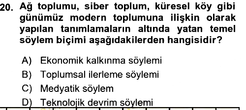İnternet Yayıncılığı 2015-2016 Ara Sınav - 20. soru