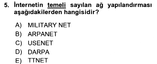 İnternet Yayıncılığı 2017-2018 Ara Sınav - 5. soru