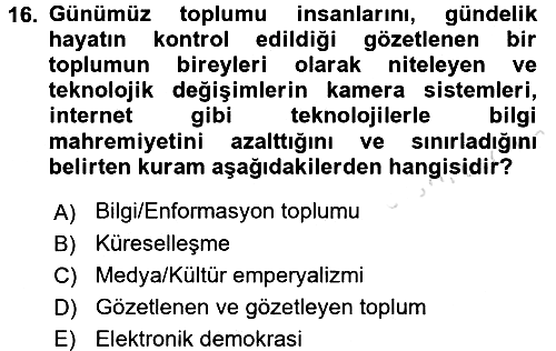 İnternet Yayıncılığı 2017-2018 Ara Sınav - 16. soru