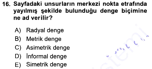İnternet Yayıncılığı 2015-2016 Dönem Sonu Sınavı - 16. soru