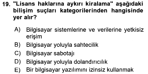 Medya Hukuku 2017-2018 Ara Sınav - 19. soru