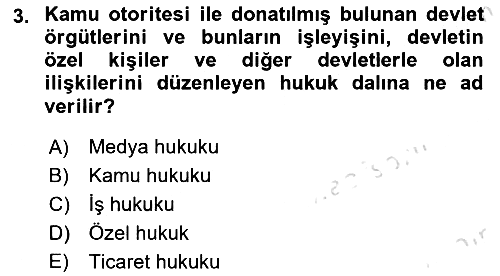 Medya Hukuku 2021-2022 Ara Sınav - 3. soru
