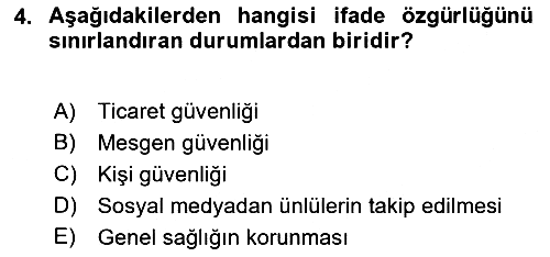 Medya Hukuku 2022-2023 Ara Sınav - 4. soru
