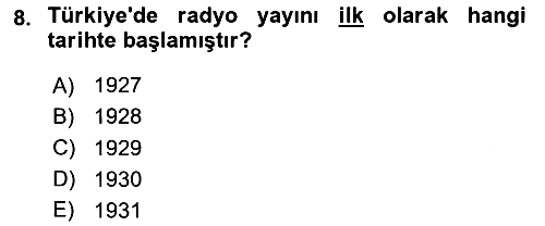 Medya Hukuku 2020-2021 Yaz Okulu Sınavı - 8. soru