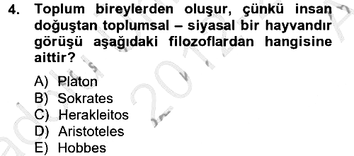 Medya Siyaset Kültür 2012-2013 Ara Sınav - 4. soru