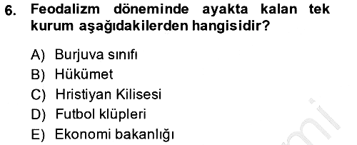 Medya Siyaset Kültür 2013-2014 Ara Sınav - 6. soru