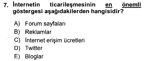 Medya Siyaset Kültür 2015-2016 Dönem Sonu Sınavı - 7. soru
