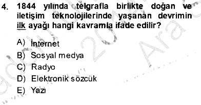 Siyasal İletişim 2014-2015 Ara Sınav - 4. soru