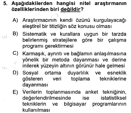 Siyasal İletişim 2017-2018 Ara Sınav - 5. soru