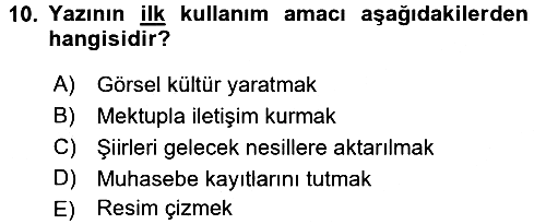 Uluslararası İletişim 2016-2017 Ara Sınav - 10. soru