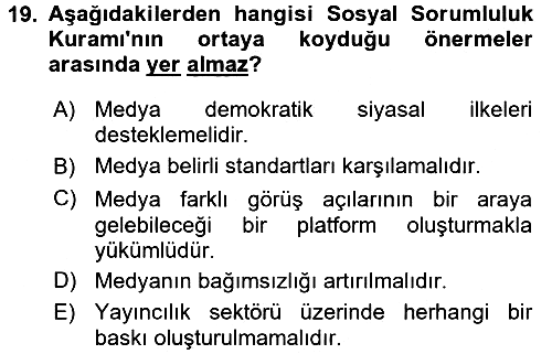 Uluslararası İletişim 2017-2018 Ara Sınav - 19. soru