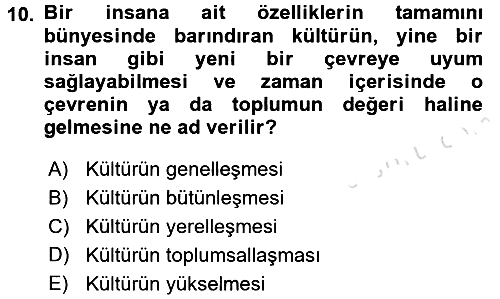 Uluslararası İletişim 2016-2017 Dönem Sonu Sınavı - 10. soru