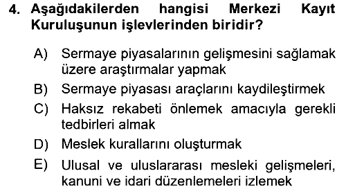 Sermaye Piyasası Hukuku 2015-2016 Ara Sınav - 4. soru