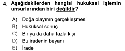Muhasebe ve Hukuk 2017-2018 Ara Sınav - 4. soru