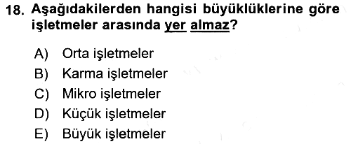 Şirketler Muhasebesi 2017-2018 Ara Sınav - 18. soru