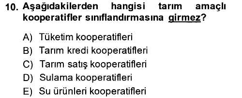 Şirketler Muhasebesi 2013-2014 Dönem Sonu Sınavı - 9. soru