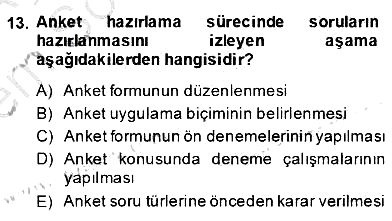 Çocukları Tanıma Teknikleri 2013-2014 Dönem Sonu Sınavı - 13. soru