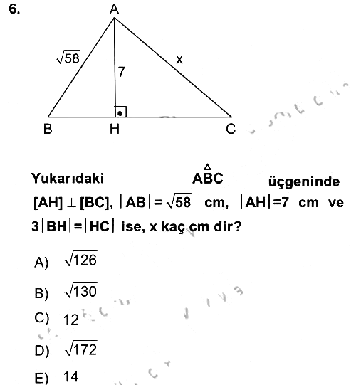 Okulöncesinde Matematik Eğitimi 2016-2017 3 Ders Sınavı - 6. soru