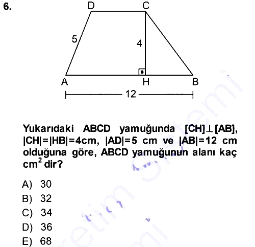 Okulöncesinde Matematik Eğitimi 2013-2014 Ara Sınav - 6. soru