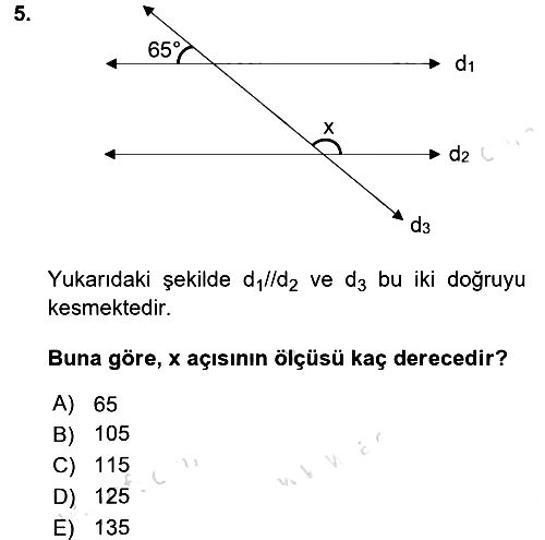 Okulöncesinde Matematik Eğitimi 2016-2017 Ara Sınav - 5. soru