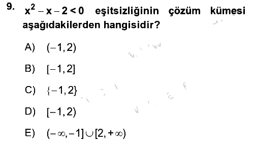 Okulöncesinde Matematik Eğitimi 2017-2018 Ara Sınav - 9. soru