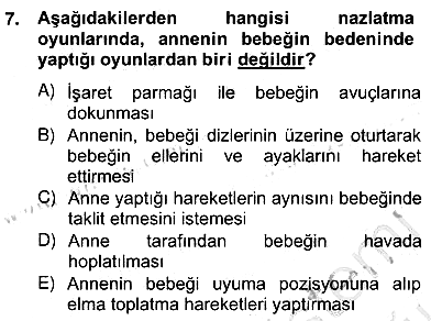 Okulöncesinde Müzik Eğitimi 2 2013-2014 Ara Sınav - 7. soru