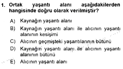 Okulöncesinde Öğretim Teknolojisi Ve Materyal Tasarımı 2015-2016 Dönem Sonu Sınavı - 1. soru
