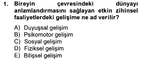 Özel Öğretim Yöntemleri 2 2012-2013 Ara Sınav - 1. soru