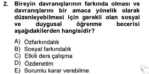 Özel Öğretim Yöntemleri 2 2012-2013 Ara Sınav - 2. soru