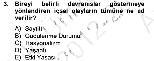 Özel Öğretim Yöntemleri 2 2012-2013 Ara Sınav - 3. soru