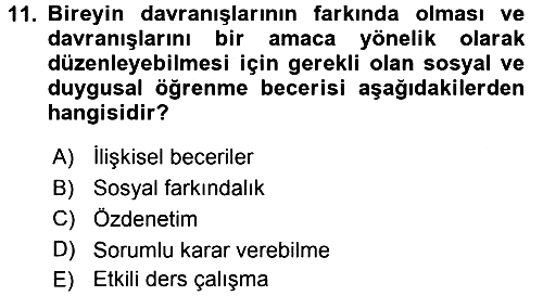 Özel Öğretim Yöntemleri 2 2016-2017 Ara Sınav - 11. soru