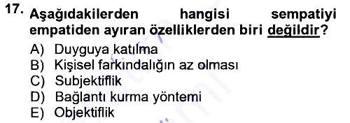 Halkla İlişkiler Ve İletişim 2012-2013 Dönem Sonu Sınavı - 17. soru