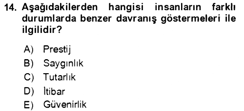 Halkla İlişkiler Ve İletişim 2022-2023 Yaz Okulu Sınavı - 14. soru