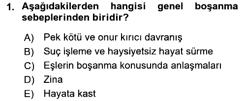 Hukukun Temel Kavramları 2 2017-2018 3 Ders Sınavı - 1. soru