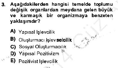 Kriminoloji 2013-2014 Ara Sınav - 3. soru