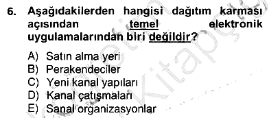 E-Perakendecilik 2012-2013 Ara Sınav - 6. soru