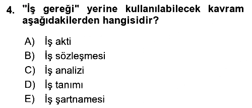 Perakende Yönetimi 2023-2024 Dönem Sonu Sınavı - 4. soru