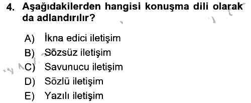 Perakendecilikte Müşteri İlişkileri Yönetimi 2016-2017 3 Ders Sınavı - 4. soru