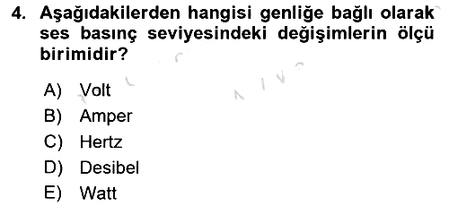 Radyo ve Televizyon Tekniği 2022-2023 Ara Sınav - 4. soru
