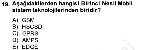 Radyo ve Televizyon Yayıncılığı 2013-2014 Dönem Sonu Sınavı - 19. soru