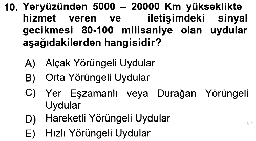 Radyo ve Televizyon Yayıncılığı 2015-2016 Dönem Sonu Sınavı - 10. soru