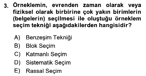 Denetim 2023-2024 Dönem Sonu Sınavı - 3. soru