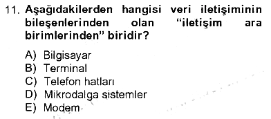 Denetim 2012-2013 Tek Ders Sınavı - 11. soru