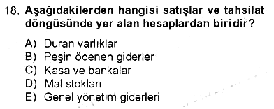 Denetim 2012-2013 Tek Ders Sınavı - 18. soru