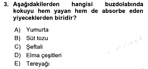 Genel Beslenme 2023-2024 Dönem Sonu Sınavı - 3. soru