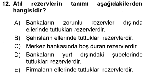 İktisada Giriş 2 2016-2017 Dönem Sonu Sınavı - 12. soru